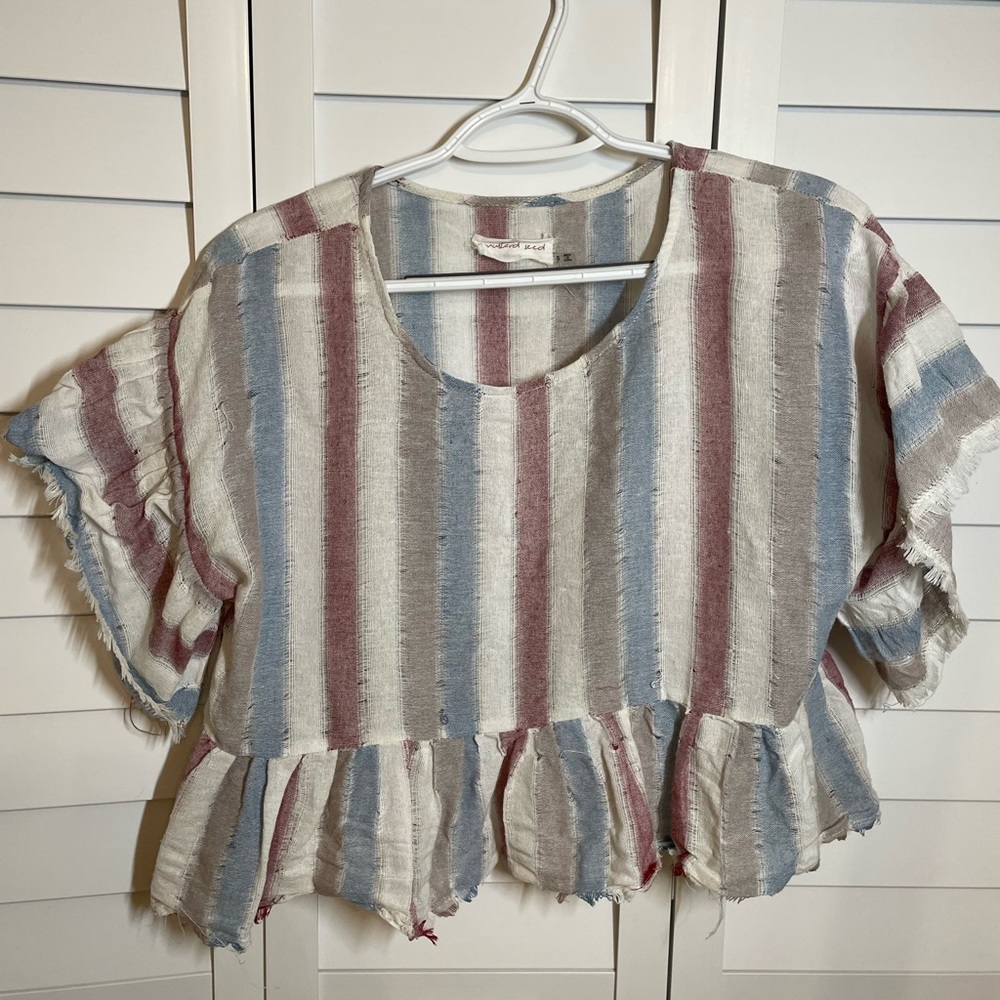 Mustard Seed Striped Top